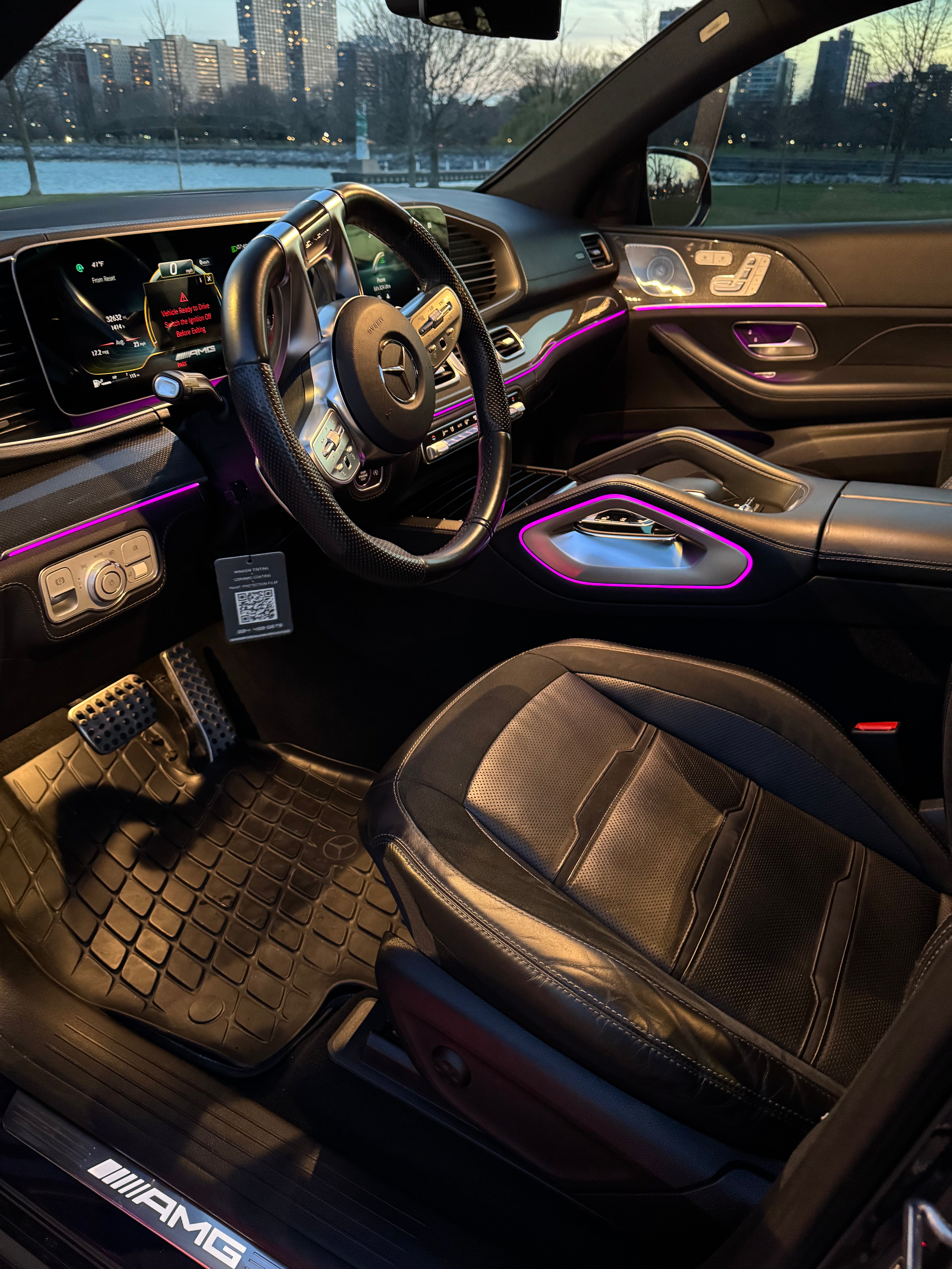Mercedes AMG GLE 53 interior – luxury SUV cabin with Nappa leather