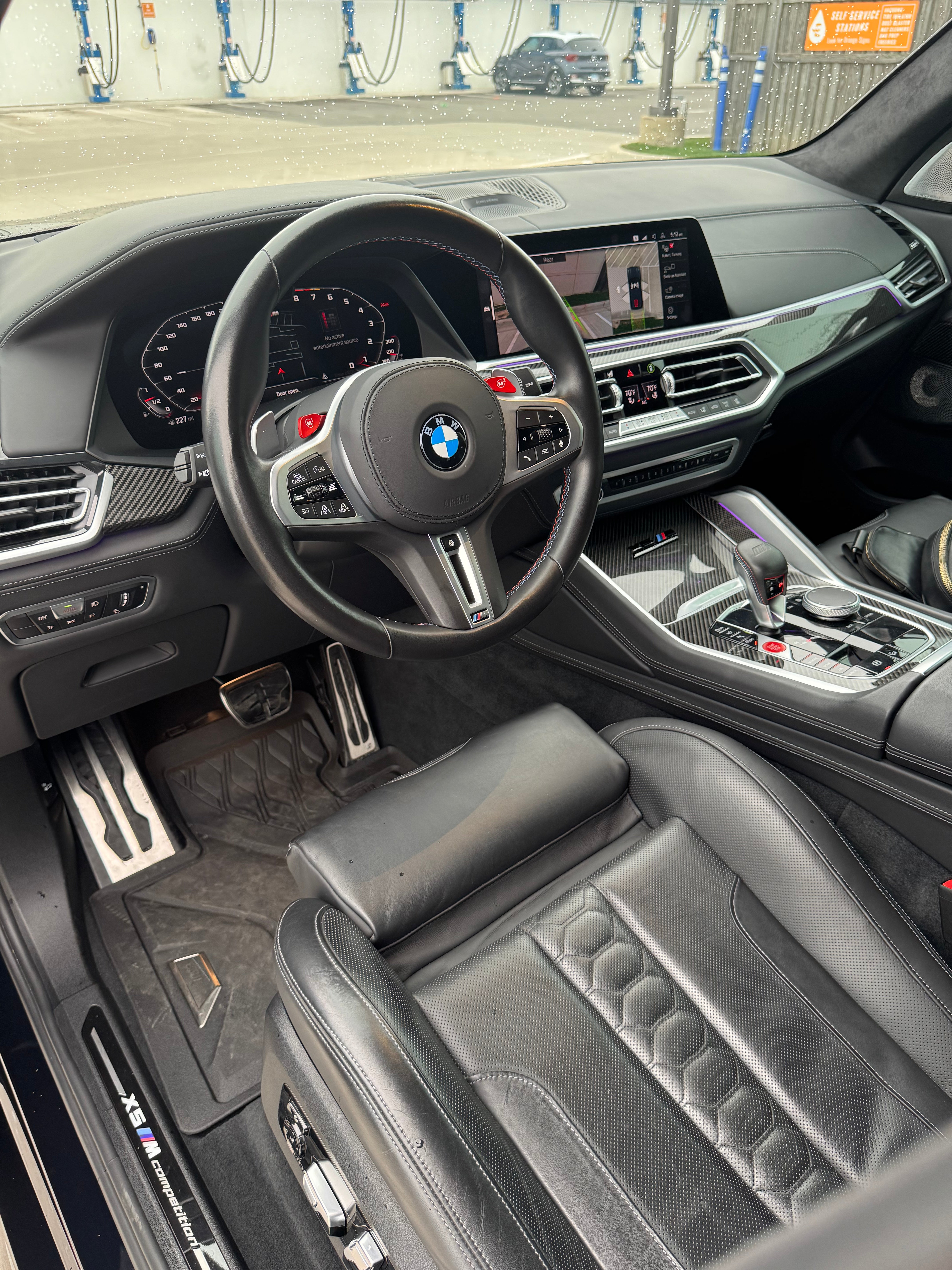 BMW X5 M Competition interior – Merino leather luxury cabin